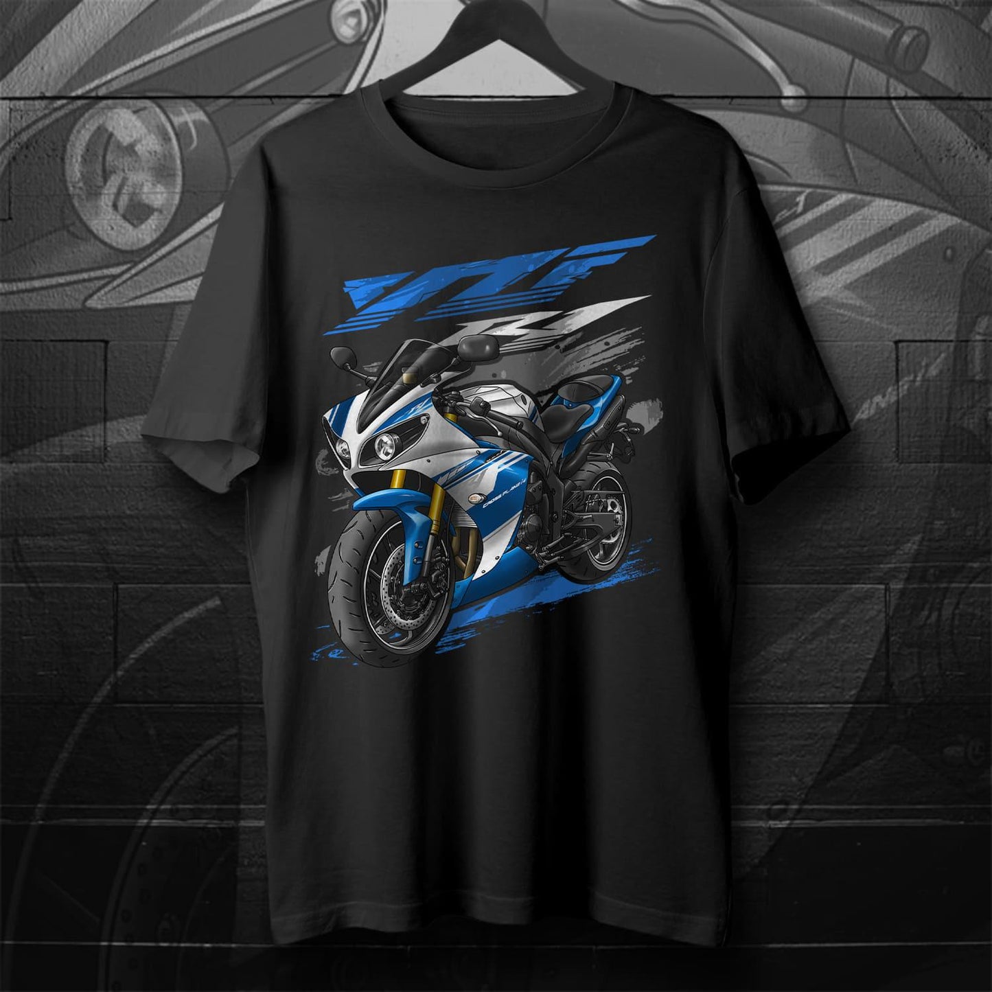 Yamaha YZF-R1 2013-14 Inspired T-Shirt - Motorcycle Tee Shirt for Riders