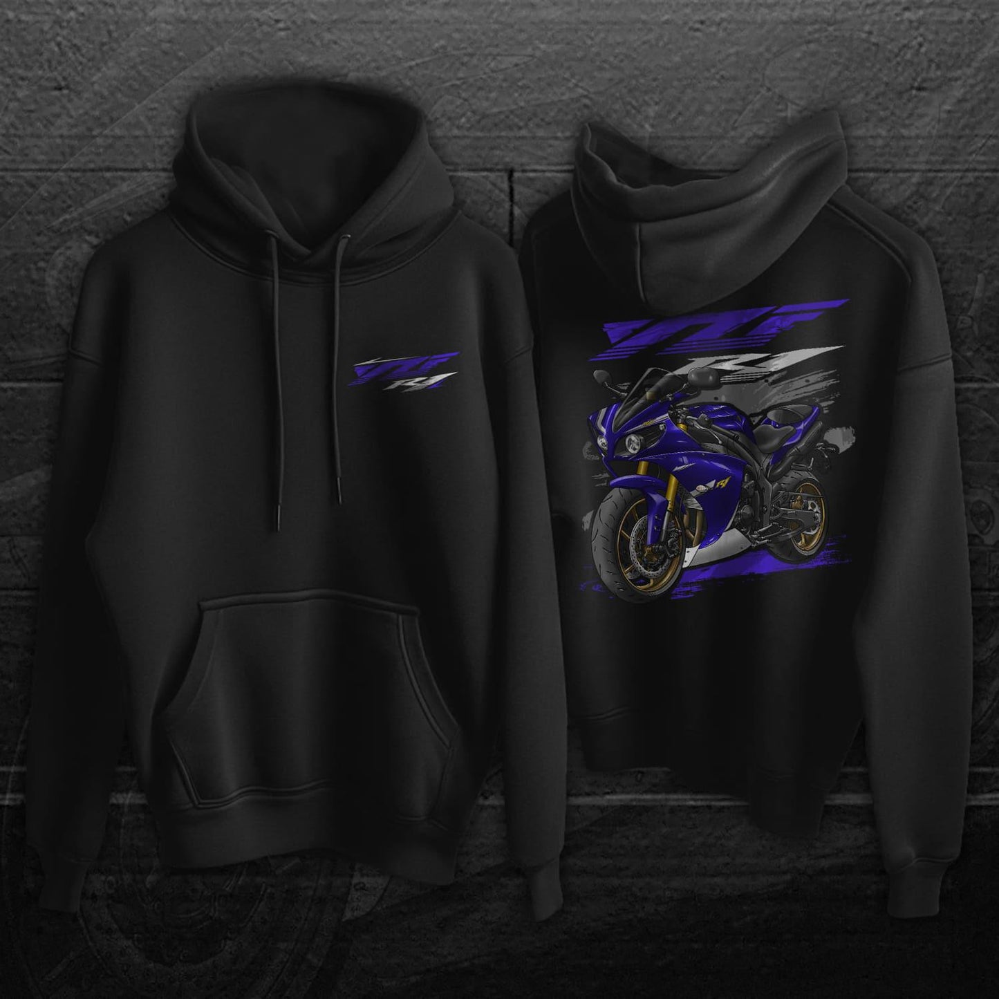 Yamaha YZF-R1 2012 Inspired Hoodie - Motorcycle Sweatshirt for Riders