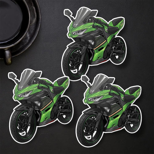 Kawasaki Ninja 400 2020-21 Stickers - Set of 3 Motorcycle Decals for Riders