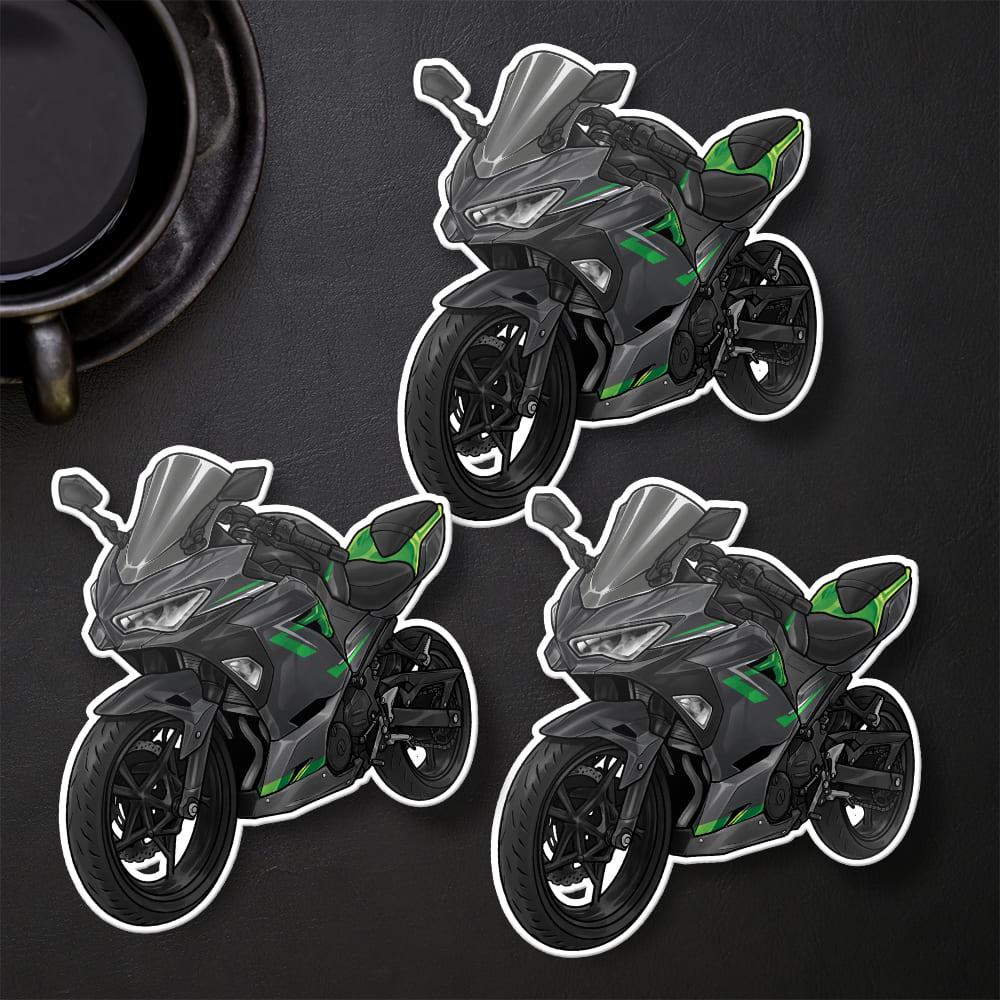 Kawasaki Ninja 400 2018-19 Stickers - Set of 3 Motorcycle Decals for Riders