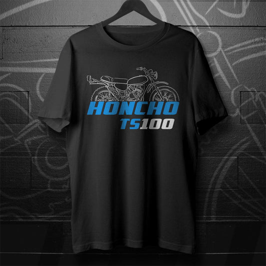 Suzuki TS100 Honcho & ER Inspired T-Shirt - Motorcycle Tee Shirt for Riders