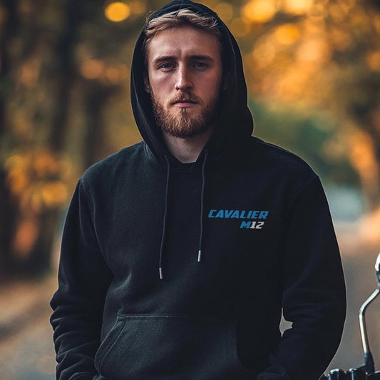 Suzuki M12 Cavalier & M12-2 Inspired Hoodie - Motorcycle Sweatshirt for Riders