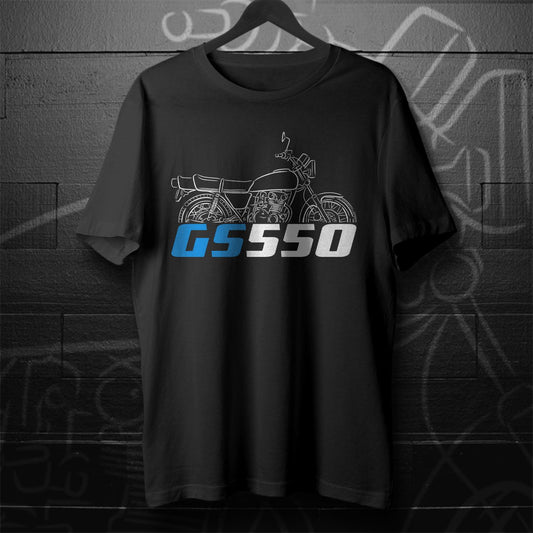 Suzuki GS550 Inspired T-Shirt - Motorcycle Tee Shirt for Riders