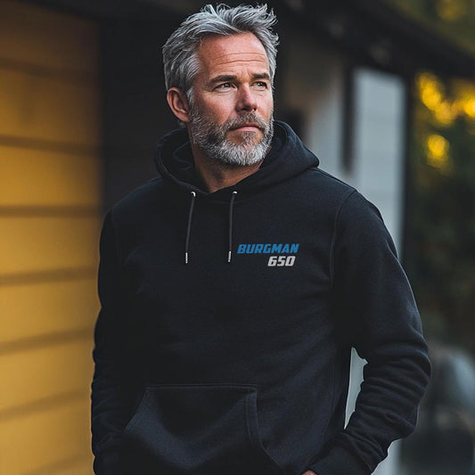 Suzuki Burgman 650 ( Skywave 650 ) Inspired Hoodie - Motorcycle Sweatshirt for Riders