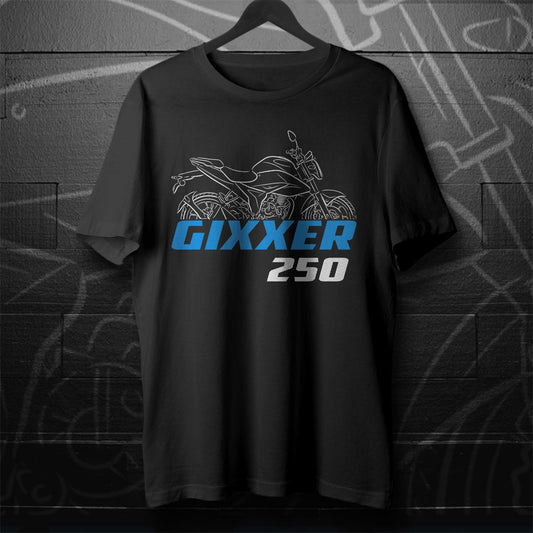 Suzuki Gixxer 250 Inspired T-Shirt - Motorcycle Tee Shirt for Riders