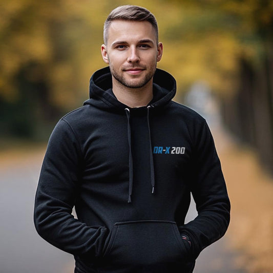 Suzuki DR-X 200 Inspired Hoodie - Motorcycle Sweatshirt for Riders