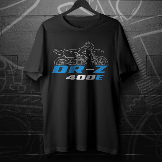 Suzuki DR-Z400 E | S & SM Inspired T-Shirt - Motorcycle Tee Shirt for Riders