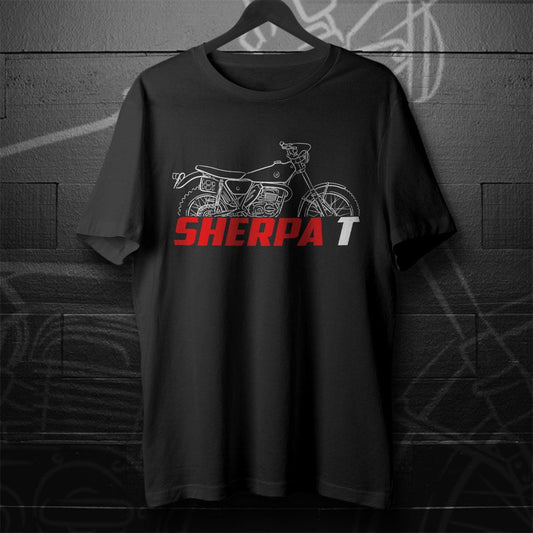 Bultaco Sherpa T 74 1976 - 1982 Inspired T-Shirt - Motorcycle Tee Shirt for Riders