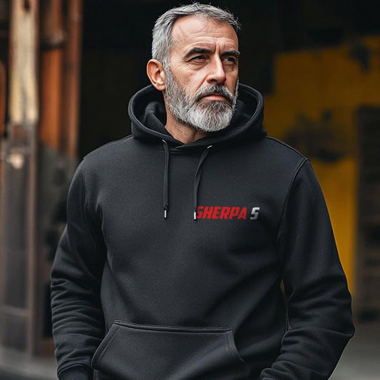 Bultaco Sherpa S 125 Inspired Hoodie - Motorcycle Sweatshirt for Riders