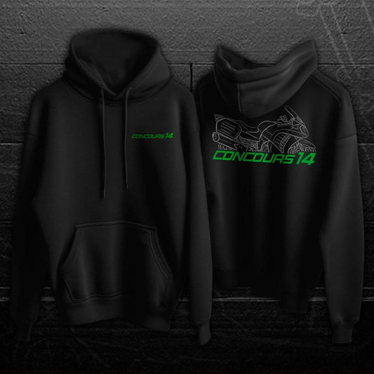 Kawasaki GTR 1400 ( Concours 14 ) Inspired Hoodie - Motorcycle Sweatshirt for Riders