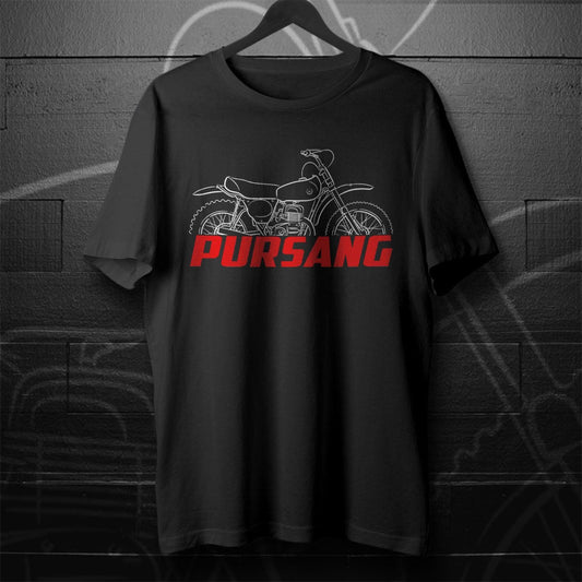 Bultaco Pursang Mk7 1973 - 1974 Inspired T-Shirt - Motorcycle Tee Shirt for Riders