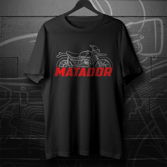 Bultaco Matador 200 1963 - 1965 Inspired T-Shirt - Motorcycle Tee Shirt for Riders