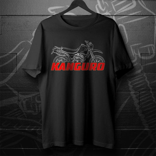 Moto Morini 350 Kanguro XE 1985 Inspired T-Shirt - Motorcycle Tee Shirt for Riders