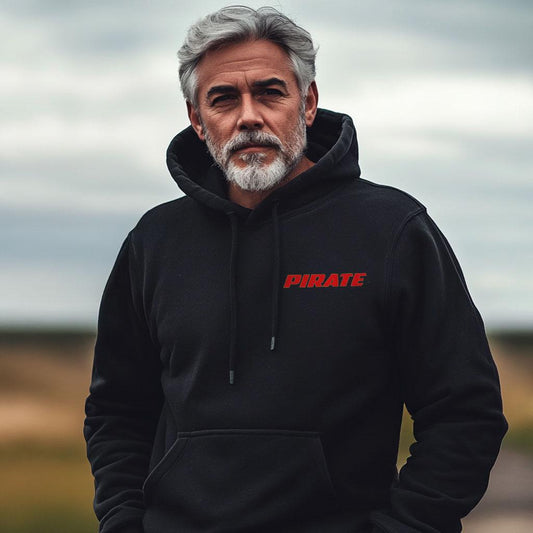 Moto Morini Pirate Inspired Hoodie - Motorcycle Sweatshirt for Riders