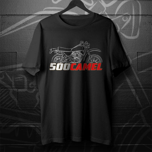 Moto Morini 500 Camel 1981 - 1984 Inspired T-Shirt - Motorcycle Tee Shirt for Riders