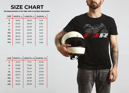 MV Agusta F3R 2023 - 2024 Inspired T-Shirt - Motorcycle Tee Shirt for Riders