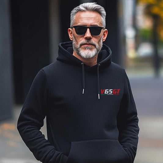 Moto Guzzi V65 GT ( Sessantacinque GT ) Inspired Hoodie - Motorcycle Sweatshirt for Riders