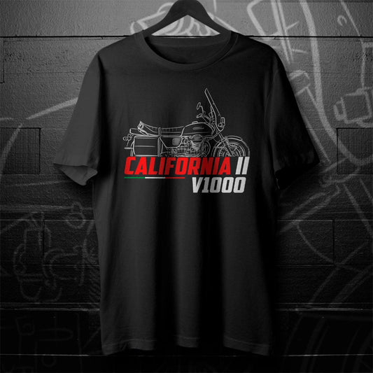 Moto Guzzi V1000 California II 1981 - 1987 Inspired T-Shirt - Motorcycle Tee Shirt for Riders