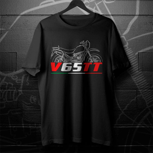 Moto Guzzi V65 TT Inspired T-Shirt - Motorcycle Tee Shirt for Riders
