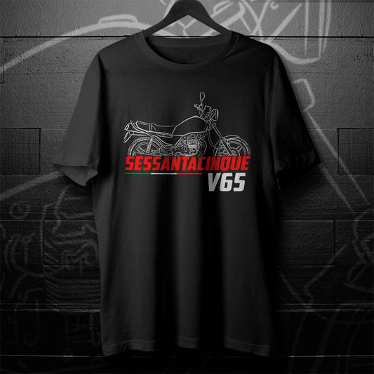 Moto Guzzi V65 Sessantacinque 1987 - 1992 Inspired T-Shirt - Motorcycle Tee Shirt for Riders
