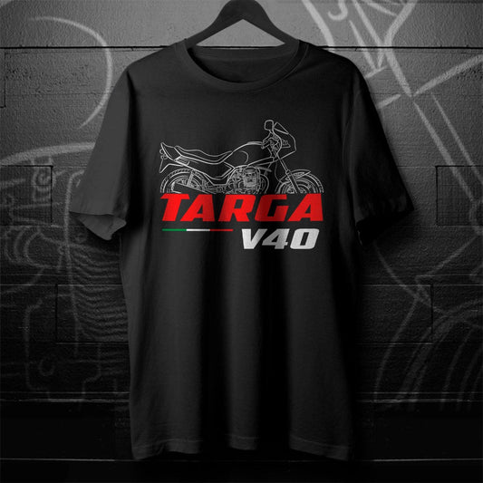 Moto Guzzi V40 Targa Inspired T-Shirt - Motorcycle Tee Shirt for Riders