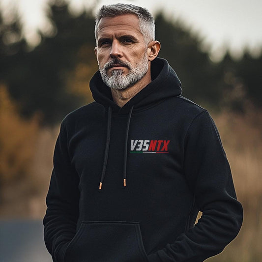 Moto Guzzi V35 NTX 1987 - 1989 Inspired Hoodie - Motorcycle Sweatshirt for Riders