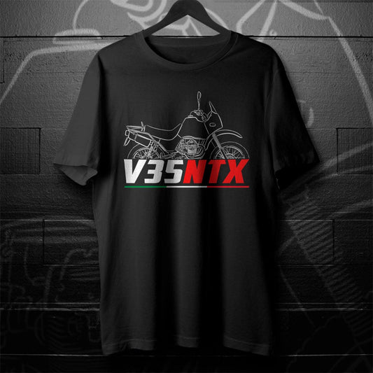 Moto Guzzi V35 NTX 1987 - 1989 Inspired T-Shirt - Motorcycle Tee Shirt for Riders