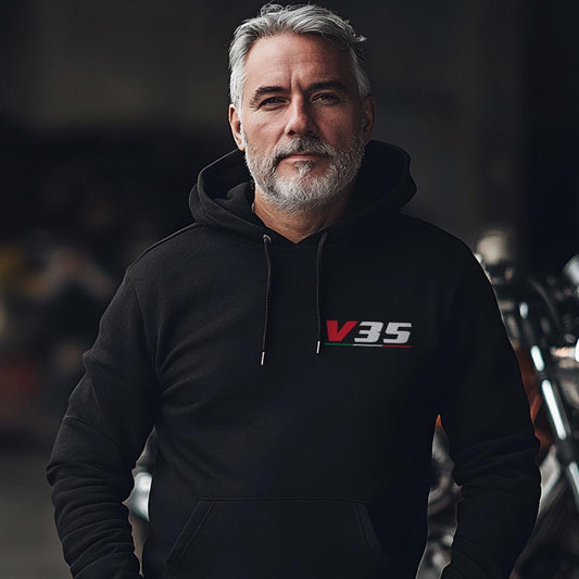 Moto Guzzi V35 & V35 C Inspired Hoodie - Motorcycle Sweatshirt for Riders