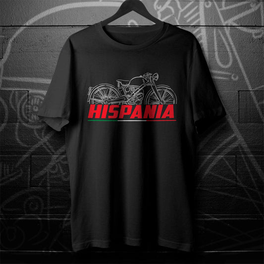 Moto Guzzi Hispania 49 1962 - 1965 Inspired T-Shirt - Motorcycle Tee Shirt for Riders