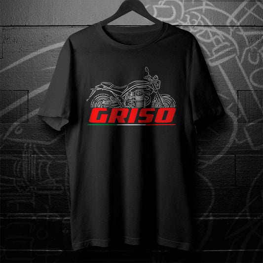 Moto Guzzi Griso 1200 2005 - 2016 Inspired T-Shirt - Motorcycle Tee Shirt for Riders