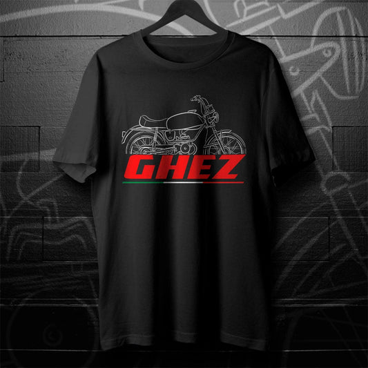 Moto Guzzi Ghez 50 1969 Inspired T-Shirt - Motorcycle Tee Shirt for Riders