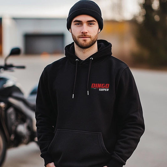 Moto Guzzi Dingo Super Inspired Hoodie - Motorcycle Sweatshirt for Riders