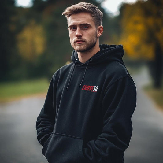 Moto Guzzi Cross 50 1974 - 1982 Inspired Hoodie - Motorcycle Sweatshirt for Riders