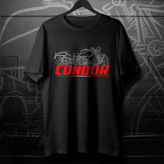 Moto Guzzi Condor 500 1938 - 1940 Inspired T-Shirt - Motorcycle Tee Shirt for Riders