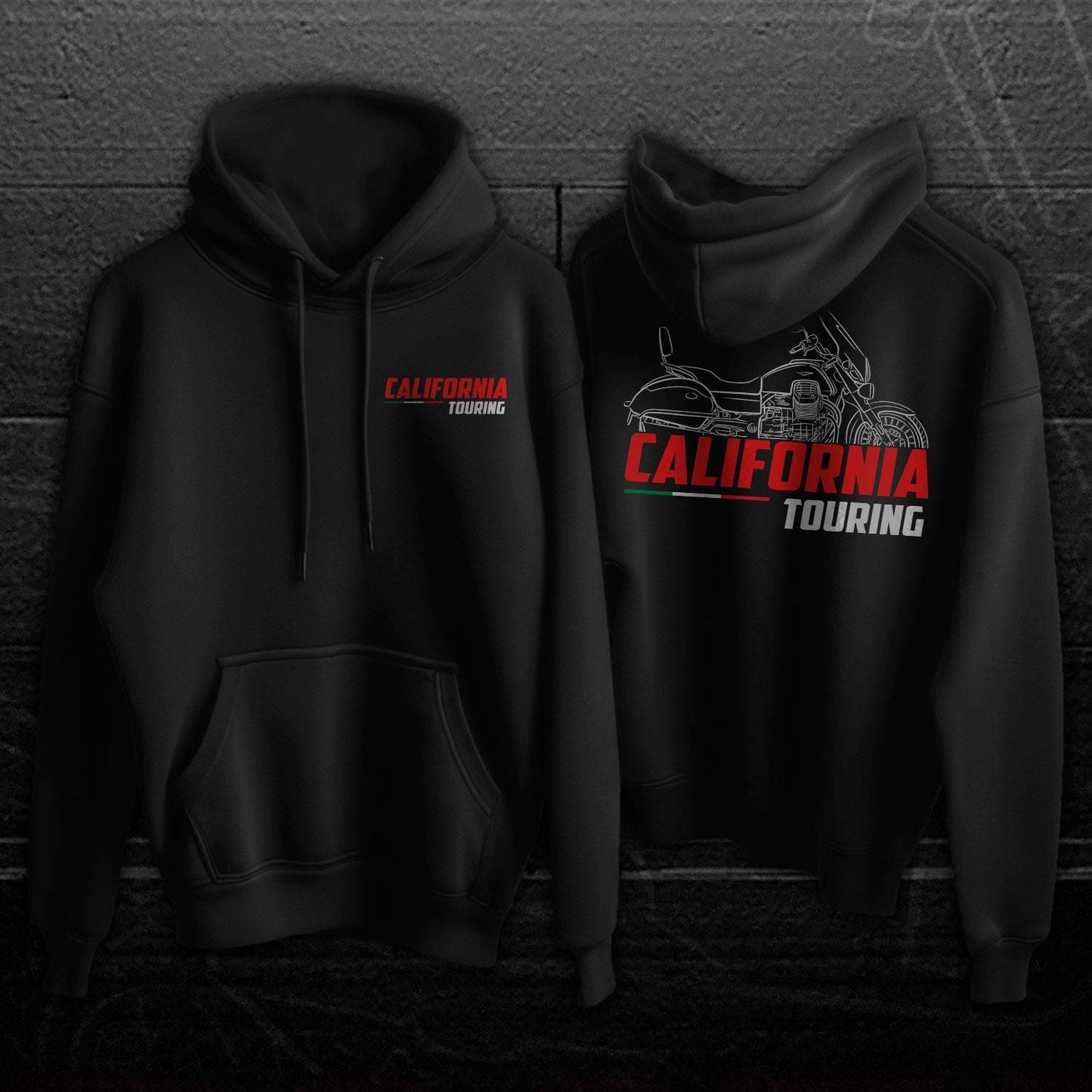 Moto Guzzi California 1400 Touring 2013 - 2021 Inspired Hoodie - Motorcycle Sweatshirt for Riders