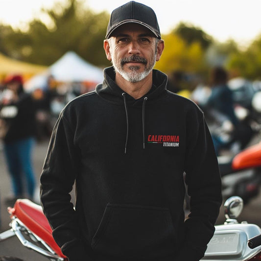 Moto Guzzi California Titanium 2003 - 2005 Inspired Hoodie - Motorcycle Sweatshirt for Riders