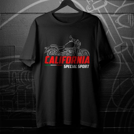 Moto Guzzi California Special Sport 2002 Inspired T-Shirt - Motorcycle Tee Shirt for Riders