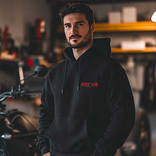 Moto Guzzi Breva 1100 2005 - 2013 Inspired Hoodie - Motorcycle Sweatshirt for Riders
