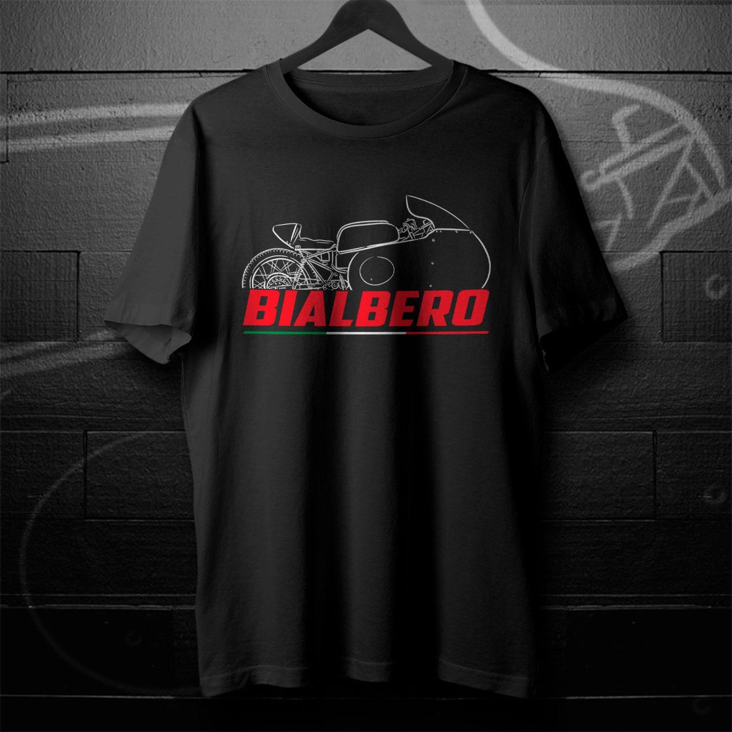 Moto Guzzi Bialbero 250 & 350 GP Inspired T-Shirt - Motorcycle Tee Shirt for Riders