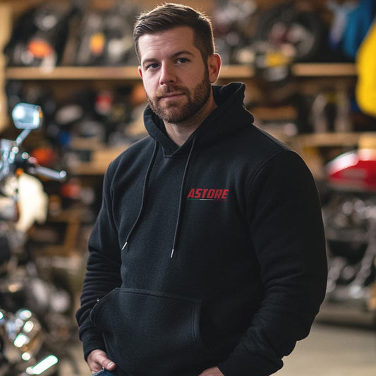 Moto Guzzi Astore 1949 - 1953 Inspired Hoodie - Motorcycle Sweatshirt for Riders