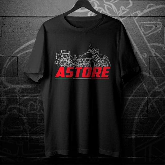 Moto Guzzi Astore 1949 - 1953 Inspired T-Shirt - Motorcycle Tee Shirt for Riders