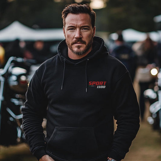 Moto Guzzi 1100 Sport 1995 - 2000 Inspired Hoodie - Motorcycle Sweatshirt for Riders