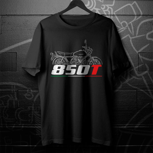 Moto Guzzi 850T Inspired T-Shirt - Motorcycle Tee Shirt for Riders