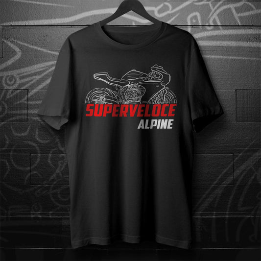 MV Agusta Superveloce 800 Alpine 2021 Inspired T-Shirt - Motorcycle Tee Shirt for Riders