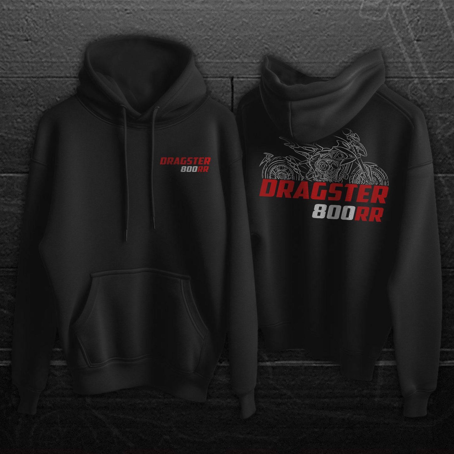 MV Agusta Dragster 800 RR 2020 - 2022 Inspired Hoodie - Motorcycle Sweatshirt for Riders