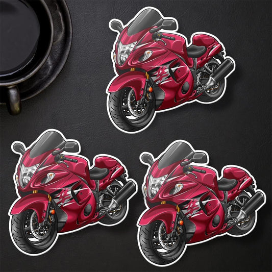 Suzuki Hayabusa 2012-13 Inspired Stickers - Set of 3 Motorcycle Decals