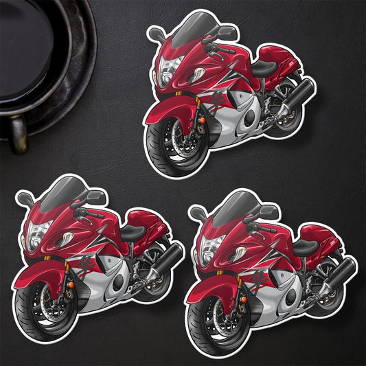 Suzuki Hayabusa 2016-18 Inspired Stickers - Set of 3 Motorcycle Decals