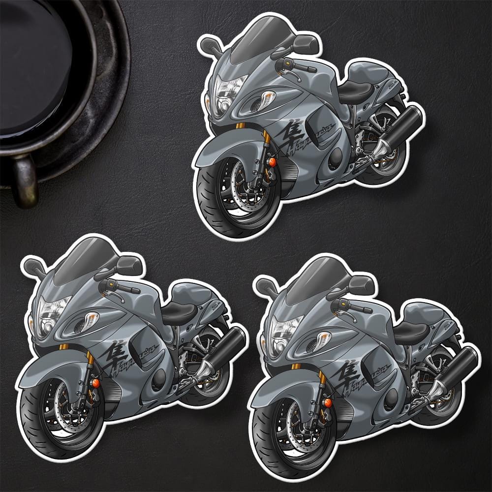 Suzuki Hayabusa 2019-20 Inspired Stickers - Set of 3 Motorcycle Decals