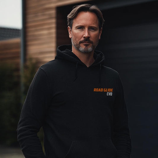 Harley-Davidson Road Glide CVO FLTRXSE Inspired Hoodie - Biker Motorcycle Sweatshirt