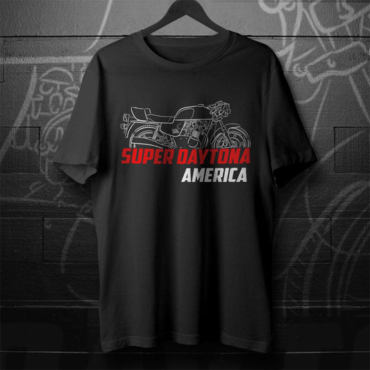 MV Agusta 800 SS Super Daytona America Inspired T-Shirt - Motorcycle Tee Shirt for Riders